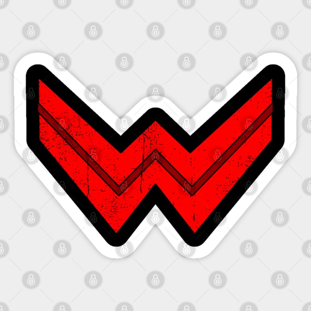 Wonder Dude Sticker by nickbeta